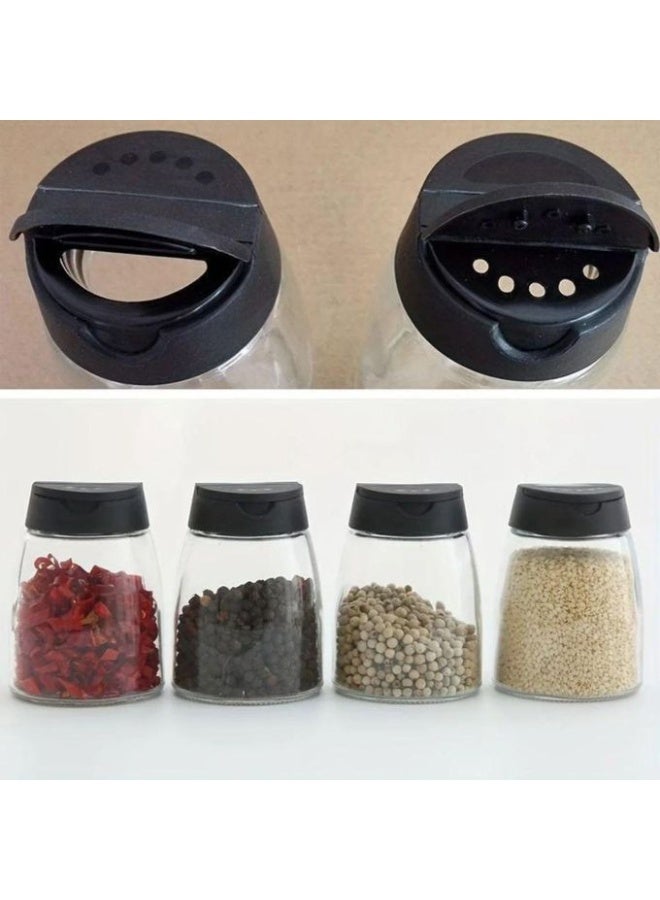 طقم توابل زجاجي، 4 قطع - Image 3